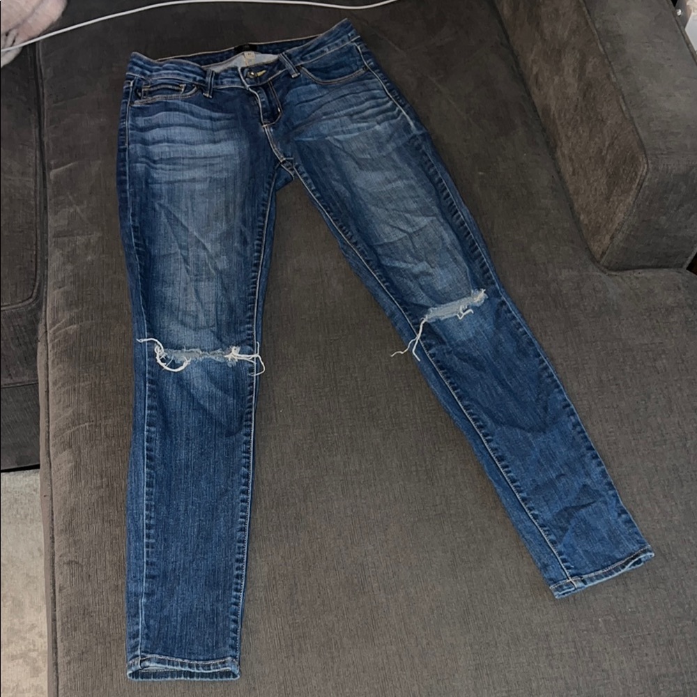 Just Black Women's Blue Skinny Jeans